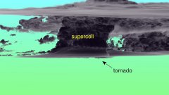 Une puissante tornade recréée par ordinateur