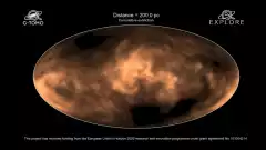 Animation d'un amas de poussière dans la voie Lactée