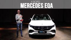 A bord du Mercedes EQA 100% électrique (2021)