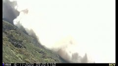 Explosion majeure du volcan Stromboli