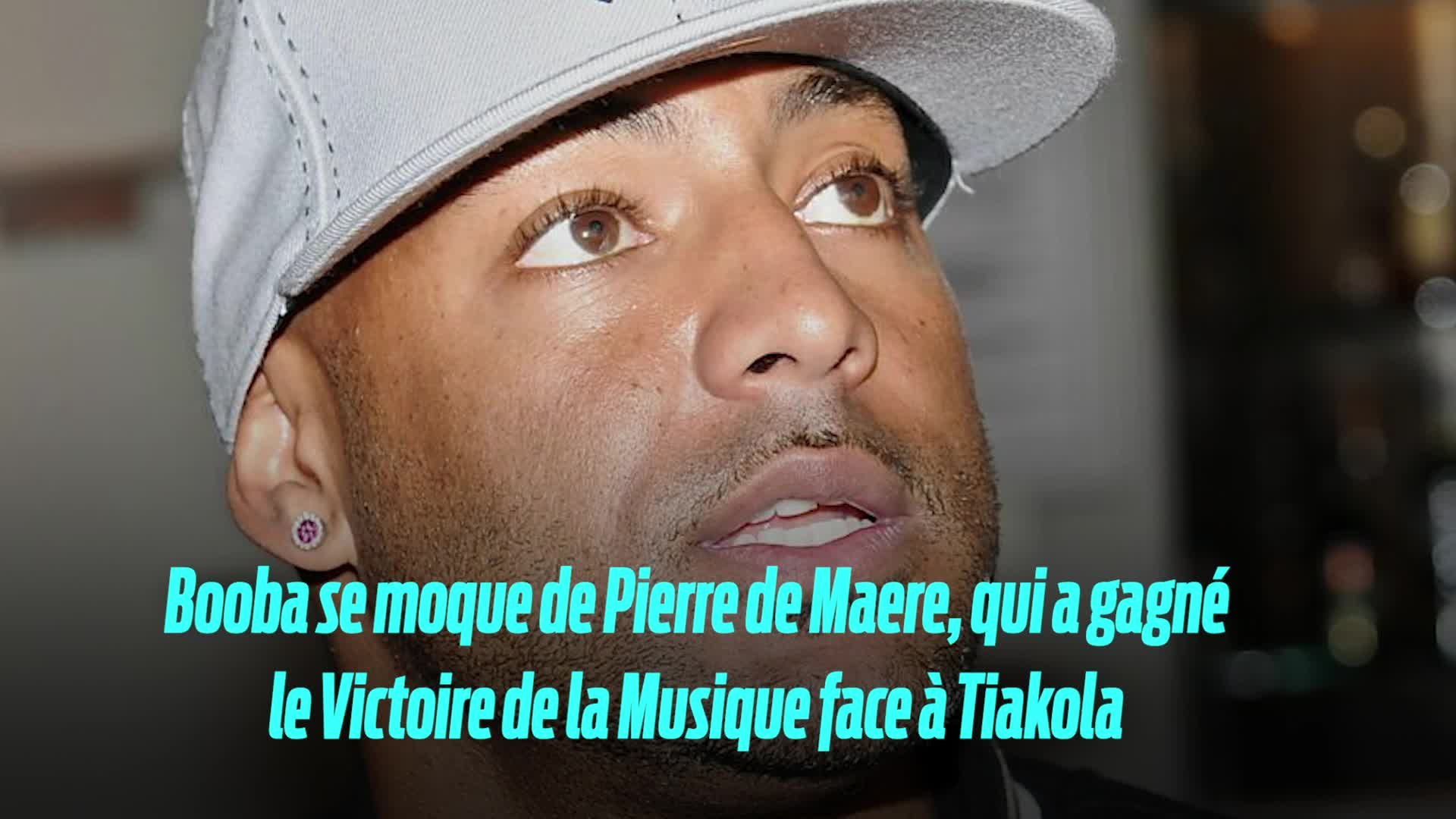 Booba Victoire De La Musique Booba se moque de Pierre de Maere, qui a gagné le Victoire de la Musique