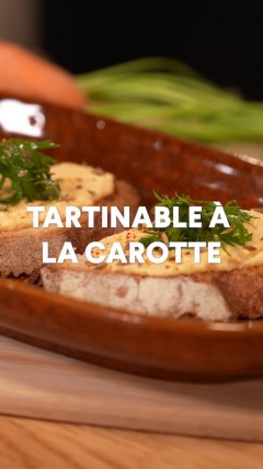 Tartinable à la carotte
