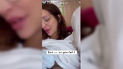 Julia Paredes : Elle donne des nouvelles de son fils depuis sa chambre d'hôpital !