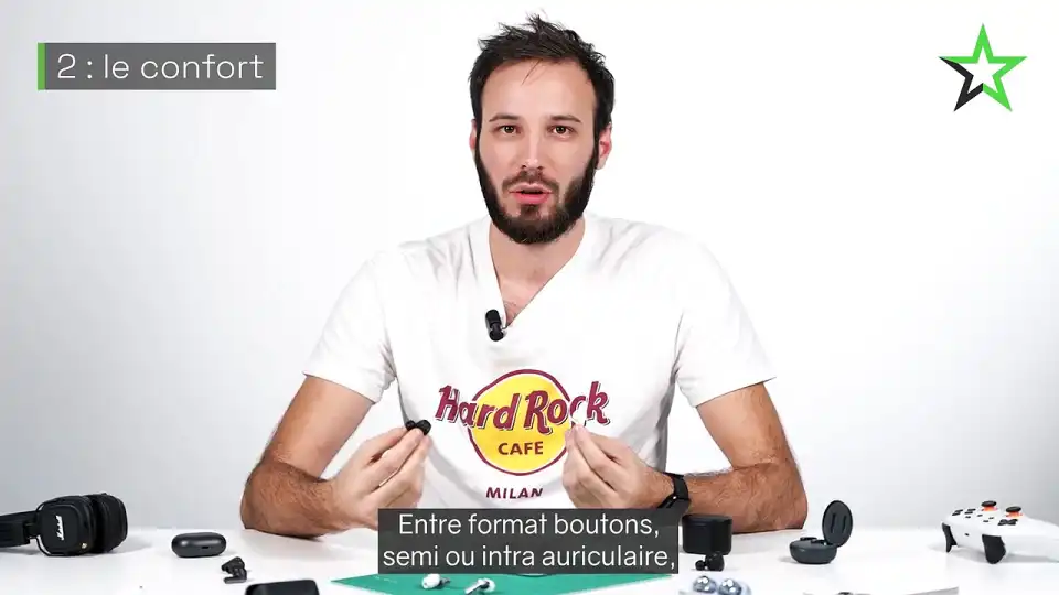 Écouteurs Bluetooth 5.4 TIMU - 50h Autonomie, Réduction De Bruit ENC, IP7