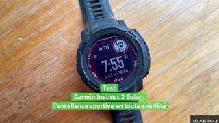 Montre Garmin Instinct 2 Solar (45mm) – Noire, état Comme Neuve