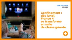Confinement : dès lundi, France 4 se transforme en salle de classe géante