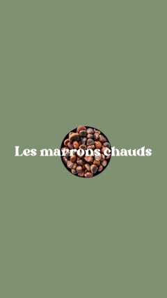 Facecam Noel - les marrons chauds