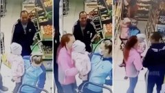 Une maman se trompe d’enfant dans un magasin et tient le mauvais bébé entre les mains (vidéo)