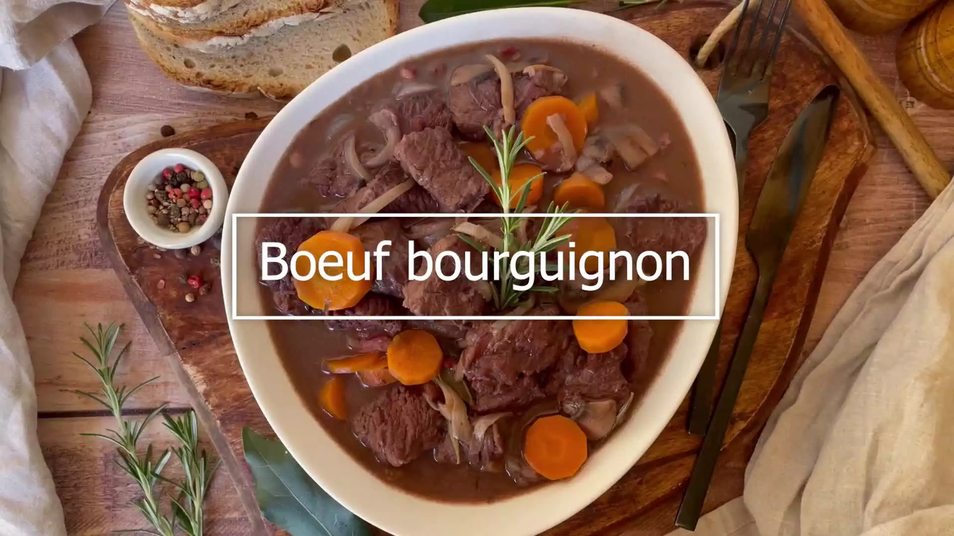 Recette - Bœuf Bourguignon au Cookeo en vidéo 
