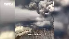 Eruption volcan russie