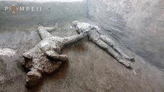 Archéologie : les corps de deux hommes excavé au nord de Pompéi