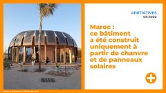 Maroc : ce bâtiment a été construit uniquement à partir de chanvre et de panneaux solaires