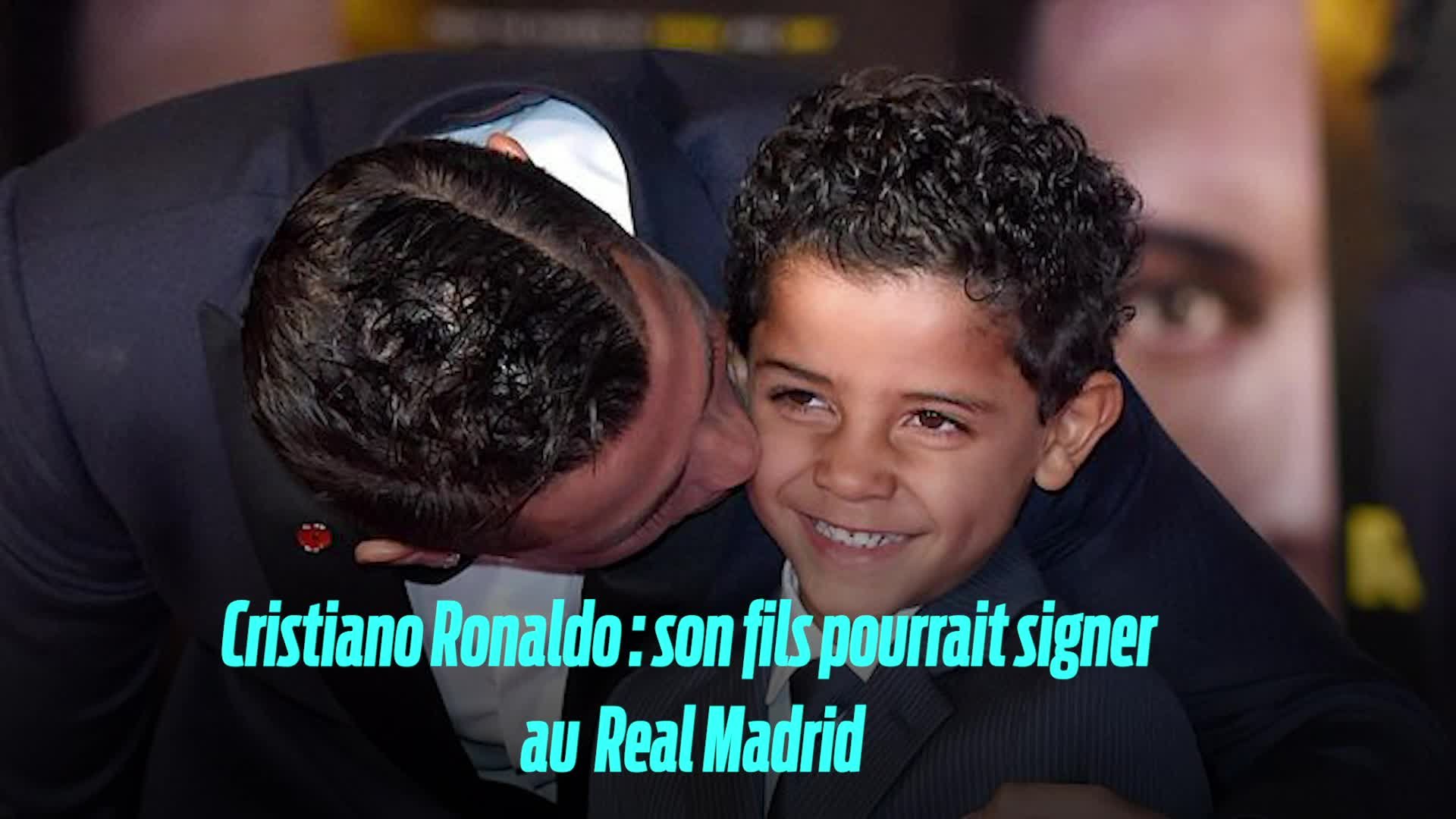 Pendant que son père est sans club, Cristiano Ronaldo Jr pourrait signer au  Real Madrid