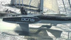 Les essais de l’Hydroptère DCNS au large de La Ciotat