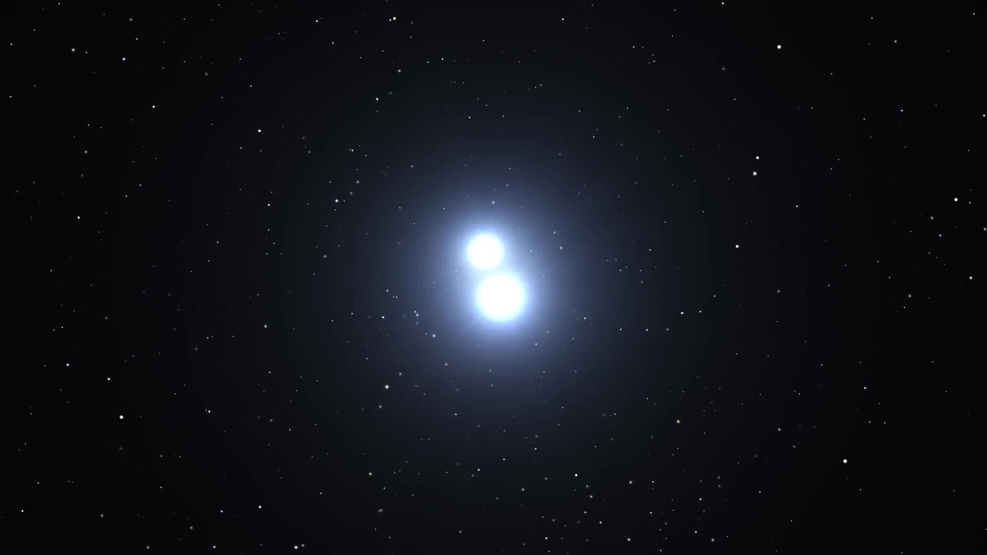 Neutron Star Merger Animation Ending With Kilonova Explosion