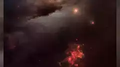 Hubble's 33rd Anniversary Dark Nebula is a Cauldron of Star Birth