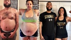 Ce couple perd 100kg en moins d'un an : transformation incroyable