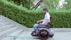 Un fauteuil roulant électrique pour monter et descendre des escaliers | Futura