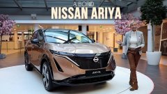 À bord du Nissan Ariya 100% électrique (2021)