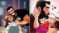 Yehuda Devir revient avec de nouvelles illustrations de sa petite famille et c'est toujours aussi touchant