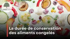 La durée de conservation des aliments congelés