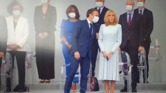 Des internautes scandalisés par le comportement de Brigitte Macron lors du défilé du 14 juillet | VIDEO