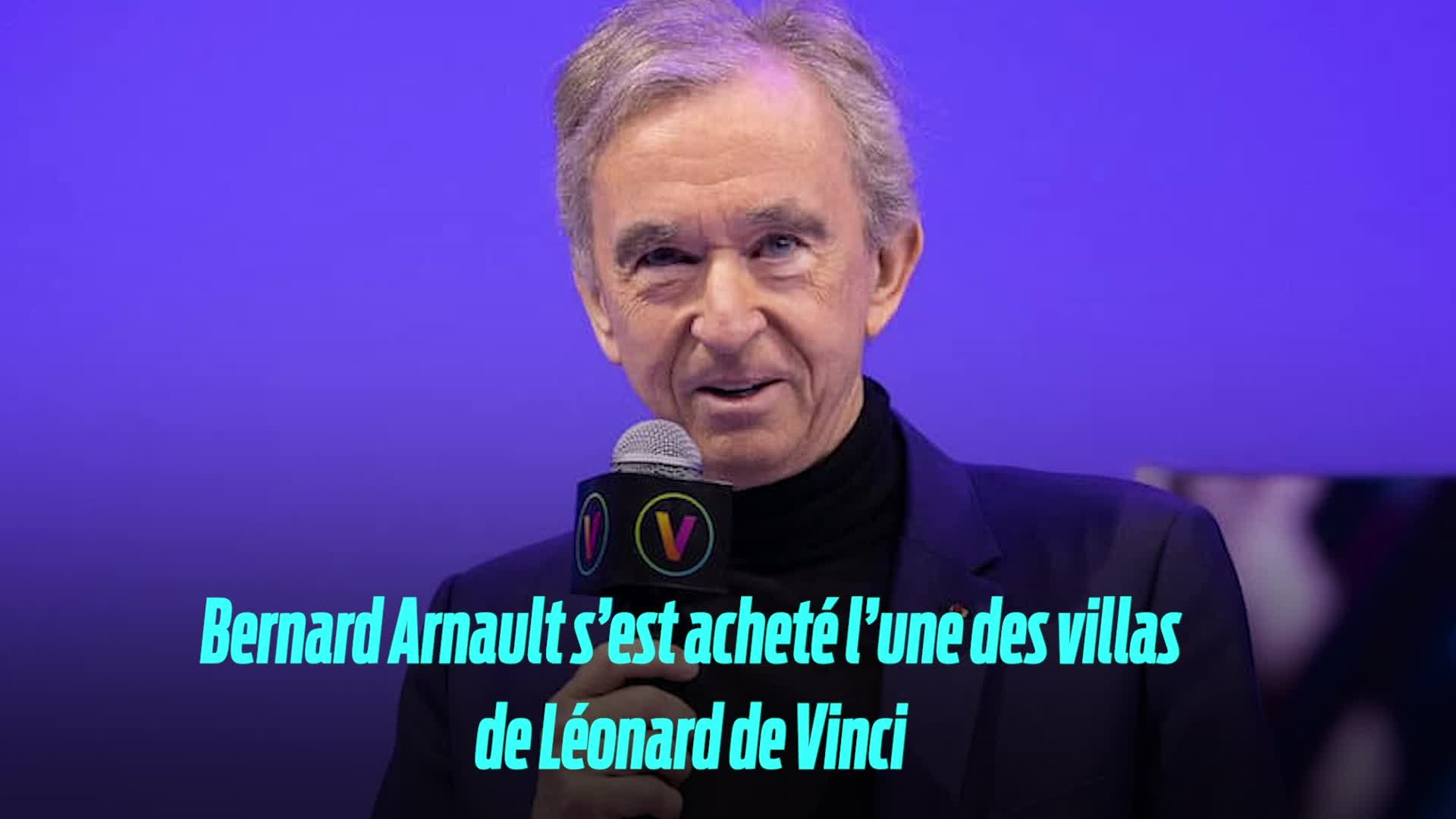 Bernard Arnault s'offre une villa en Italie ayant appartenu à Léonard de  Vinci