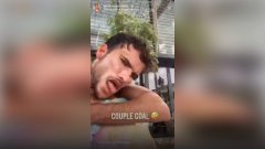 Caroline Receveur et Hugo Philip s'amusent avec des filtres Instagram et c'est hilarant