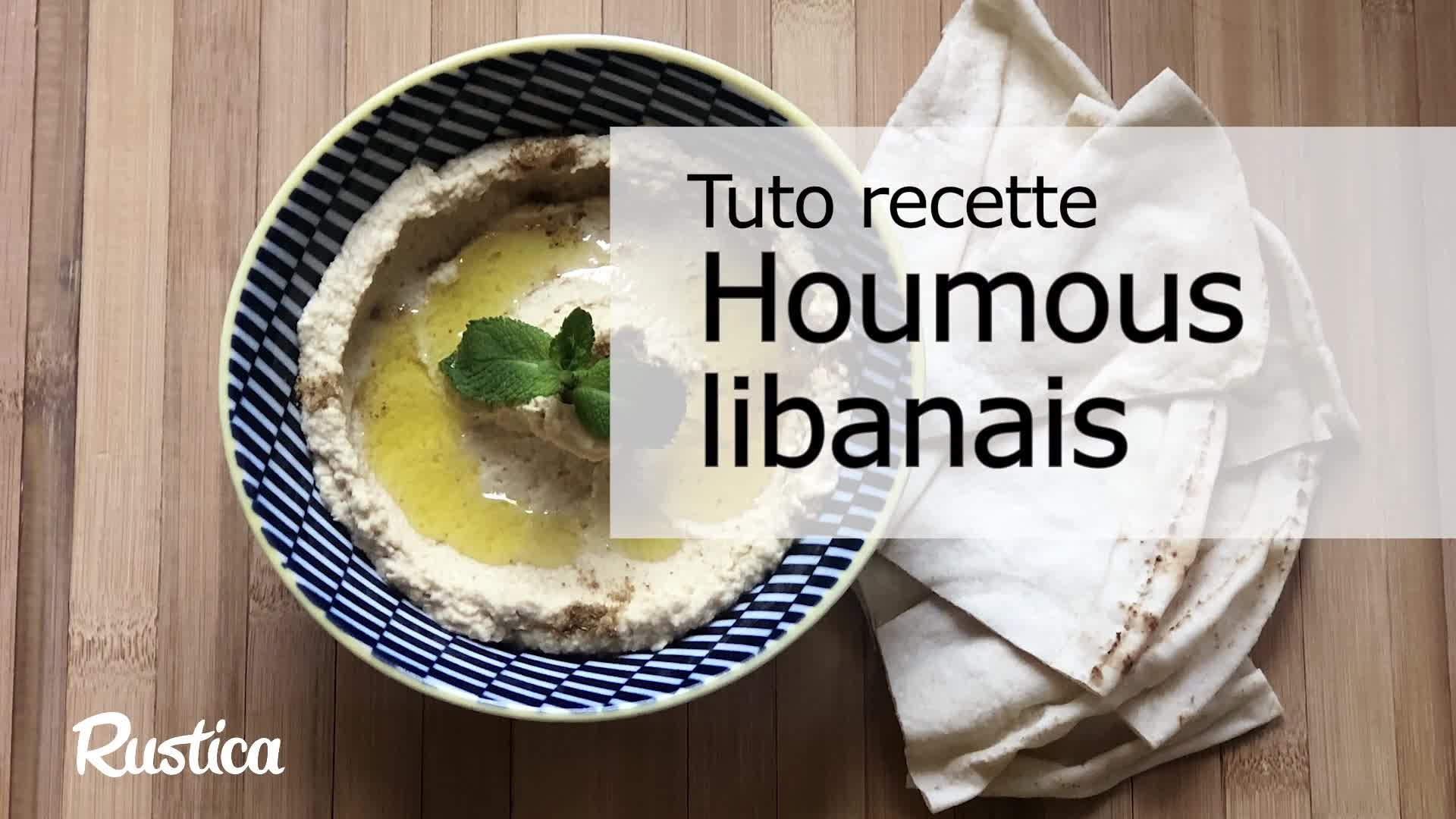 Recette de houmous libanais : cuisine orientale