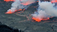 Nyiragongo : l'étonnant travail des géologues sur le lac de lave