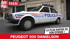 Essai PEUGEOT 505 DANIELSON : la voiture de police la plus rapide de son époque !