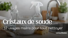 Cristaux de soude, un puissant nettoyant et désinfectant