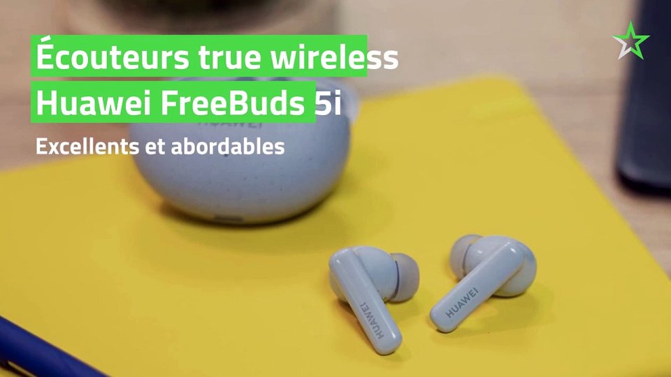 HUAWEI FreeBuds 5i - Noir Nébuleux - Écouteurs Bluetooth Sans Fil - Neuf