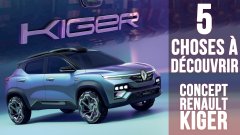 Renault Kiger, 5 choses à savoir sur le concept de SUV du Losange