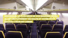 Ryanair change ses règles de bagages !