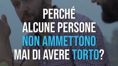 Persone che non ammettono mai di avere torto