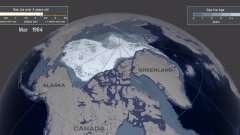 Arctique : 35 ans de fonte de la banquise vue par la Nasa