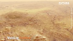 Le cratère Jezero vu par la sonde Mars Express | Futura