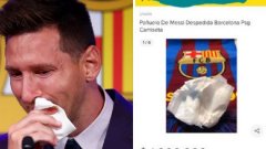 Elle propose 500.000$ pour acheter le mouchoir de Lionel Messi sans savoir que c'était une blague