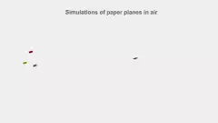 Simulation d'avions en papier dans l'air | Futura