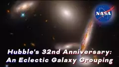 Le 32e anniversaire de Hubble : un groupe de galaxies éclectique | Futura