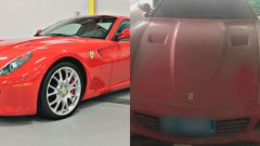 Une Ferrari vendue aux enchère à 250$ en Chine