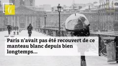 Paris sous la neige : ces clichés hypnotisants