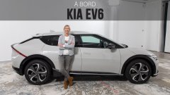 A bord de la Kia EV6 100% électrique (2021)