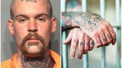 Découvrez la signification des tatouages de prisonniers